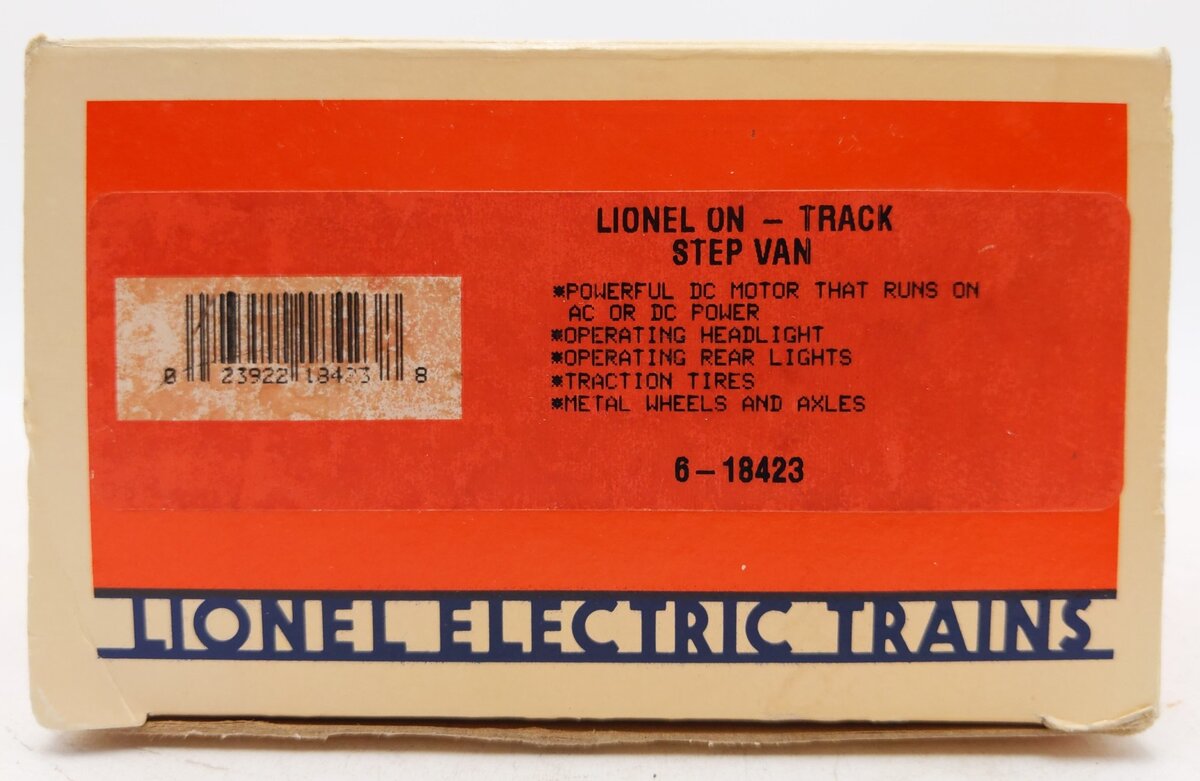 Lionel 6-18423 O Gauge On-Track Motorized Step Van EX/Box