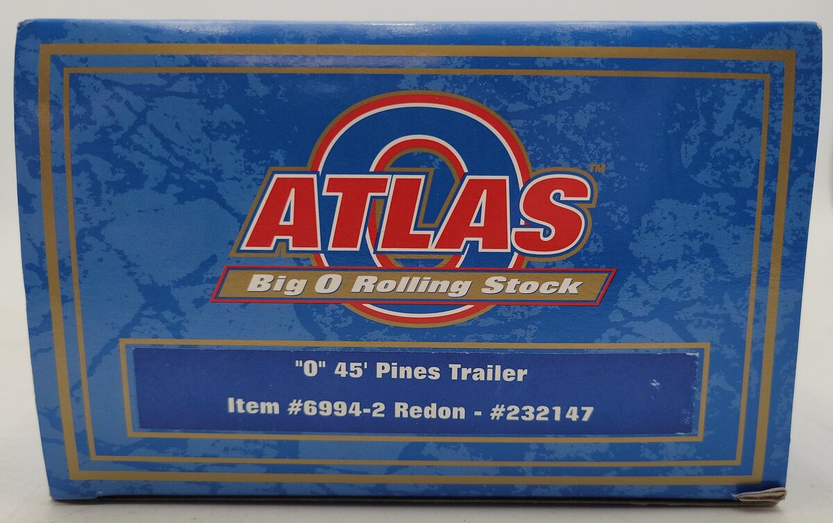 Atlas 6994-1 O Scale Redon 45` Pines Trailer #231039 NIB