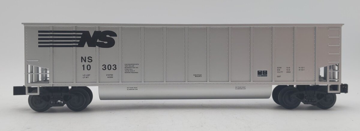 Lionel 6-17463 O Gauge Norfolk Southern Bathtub Gondola #10303 LN/Box