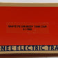 Lionel 6-17900 O Gauge Santa Fe Unibody Single Dome Tank Car #17900 EX/Box
