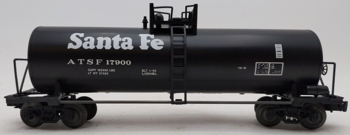 Lionel 6-17900 O Gauge Santa Fe Unibody Single Dome Tank Car #17900 EX/Box