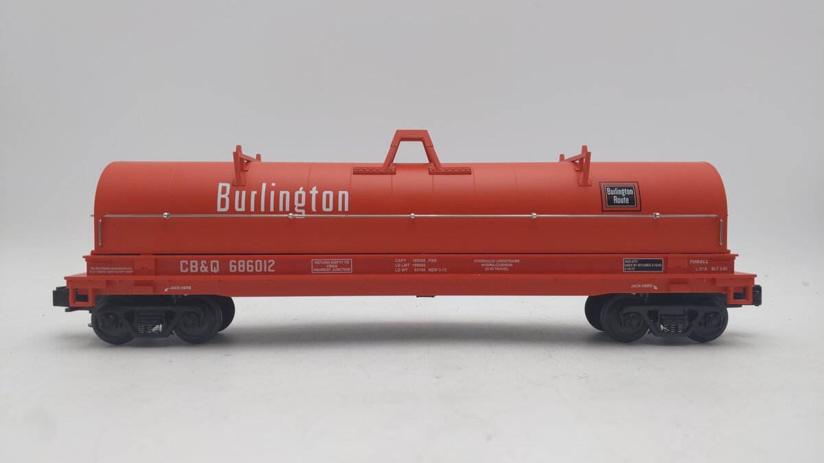 MTH 20-98262 O Gauge Burlington Coil Car #686012 EX/Box
