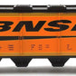 Menards 279-4570 O Gauge BNSF Covered Hopper Car #11074 LN