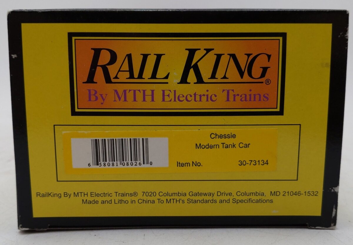 MTH 30-73134 O Gauge Cheesie Modern Tank Car LN/Box