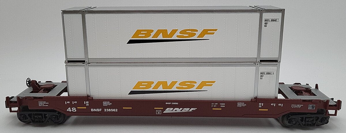 MTH 30-7054C BNSF Husky Stack Car LN/Box