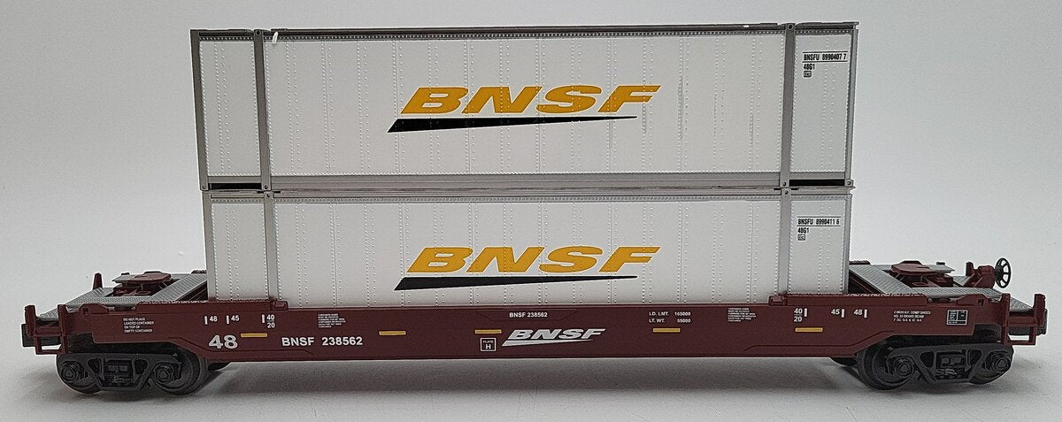 MTH 30-7054C BNSF Husky Stack Car LN/Box