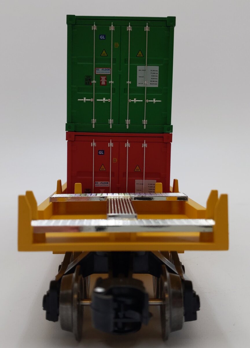 Menards 275-9077 O TTX Intermodal Car w/ Two Shipping Containers #6000 LN/Box