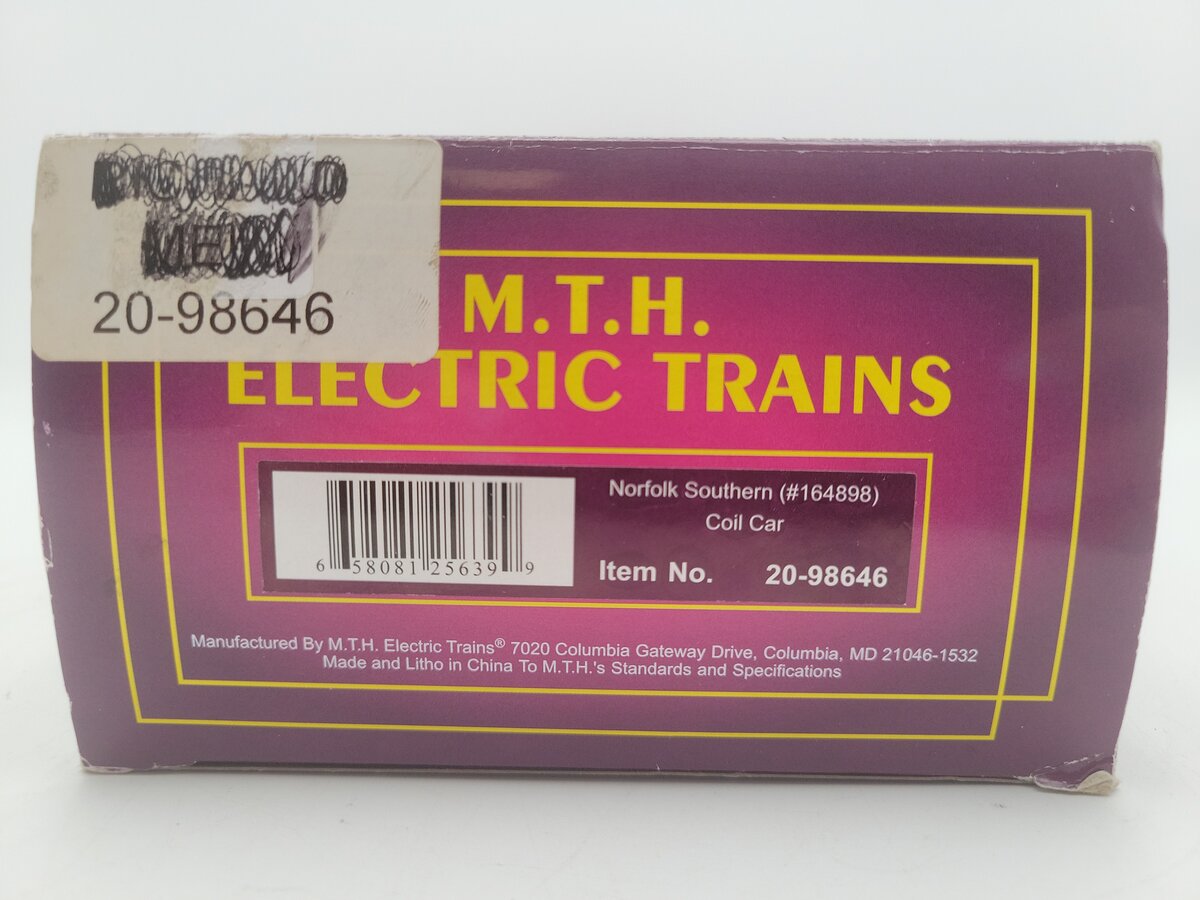 MTH 20-98646 O Norfolk Southern Coil Car EX/Box