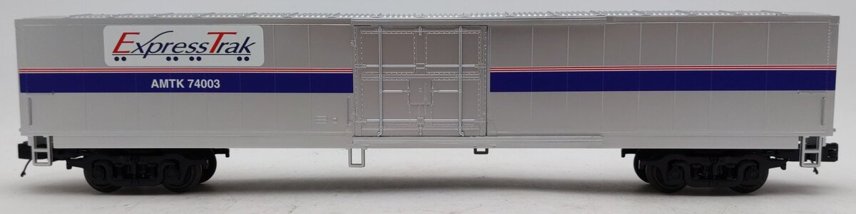 MTH 20-93703 O Amtrak Phase IV ExpressTrak Material Handling Car #74003 EX/Box