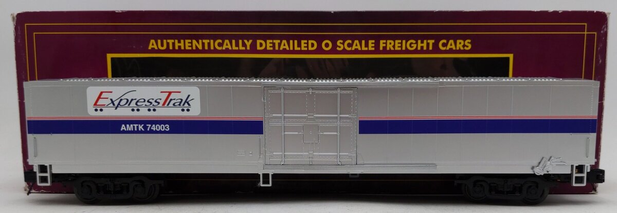 MTH 20-93703 O Amtrak Phase IV ExpressTrak Material Handling Car #74003 EX/Box