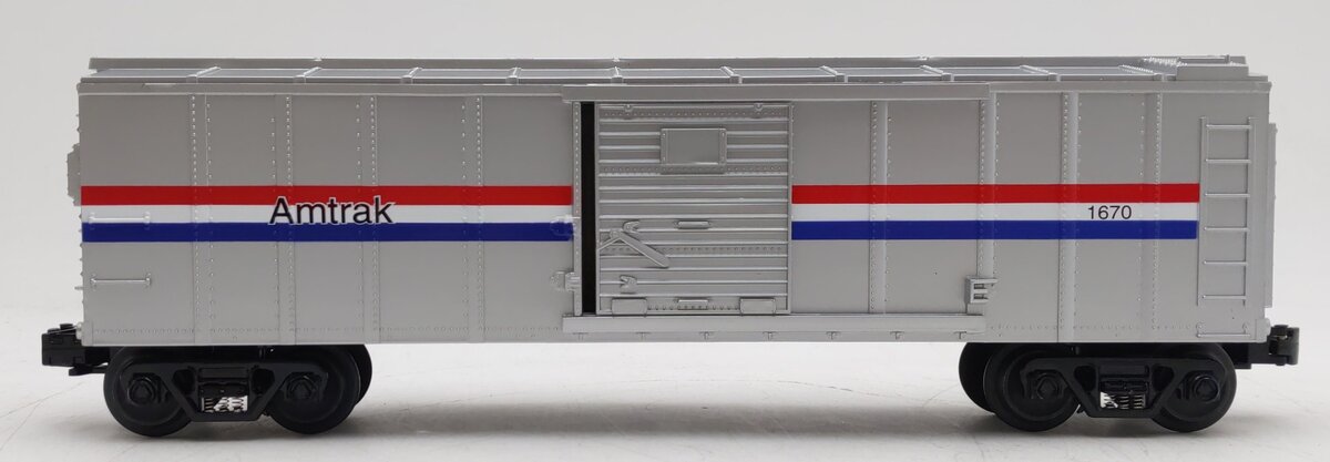 MTH 30-7421 O Gauge Amtrak Mail Boxcar #1670 EX/Box