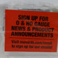 Menards 275-9155 O Gauge BNSF Ore Cars (2 Pack) #2244 and #2243 NEW
