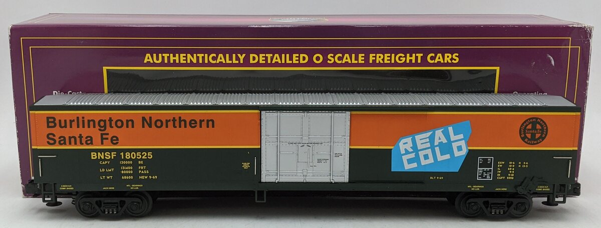 MTH 20-94029 O BNSF Refrigerator Car #180525 NIB
