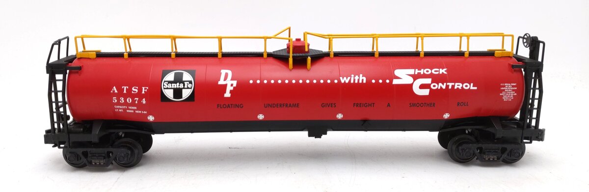 MTH 30-73112 O Santa Fe 33K Gallon Tank Car #53074 EX
