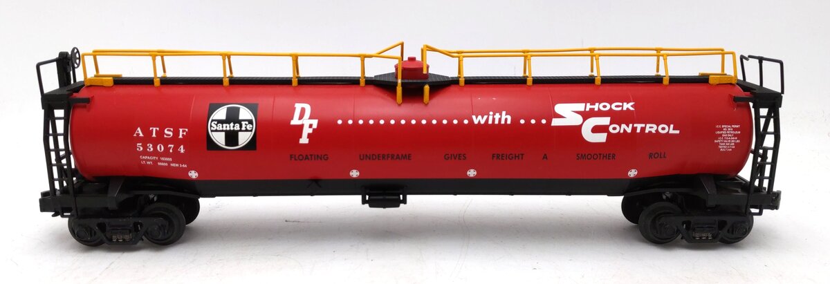 MTH 30-73112 O Santa Fe 33K Gallon Tank Car #53074 EX