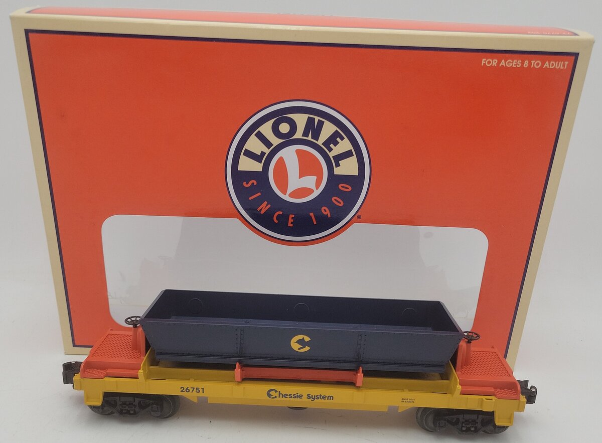 Lionel 6-26751 Chessie System Operating Coal Dump Car EX/Box