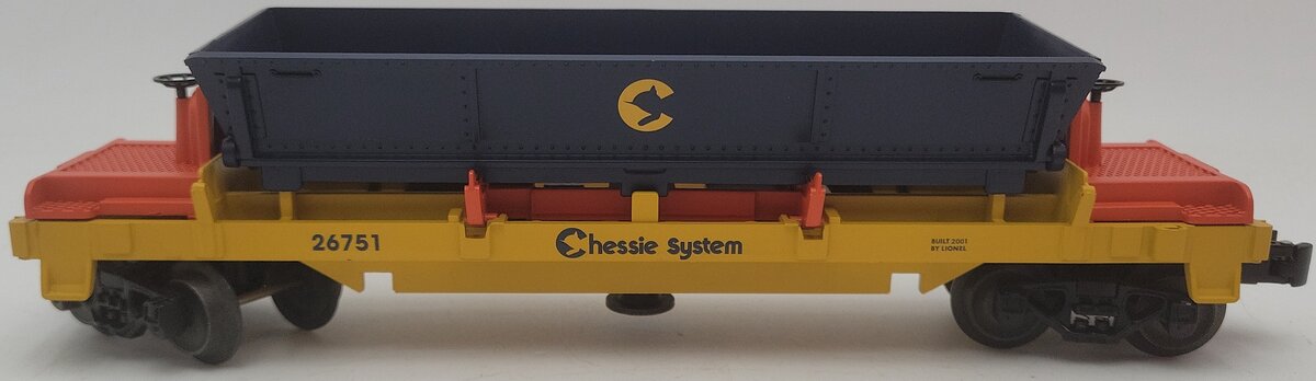 Lionel 6-26751 Chessie System Operating Coal Dump Car EX/Box