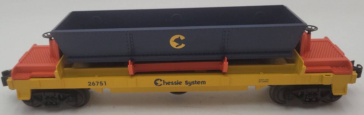 Lionel 6-26751 Chessie System Operating Coal Dump Car EX/Box
