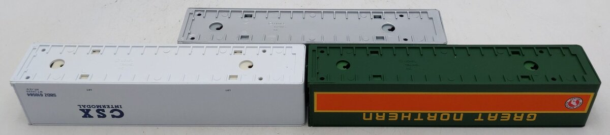 Lionel 6-12826 O CSX/Great Northern/New York Central Intermodal 3-Container Pack EX/Box