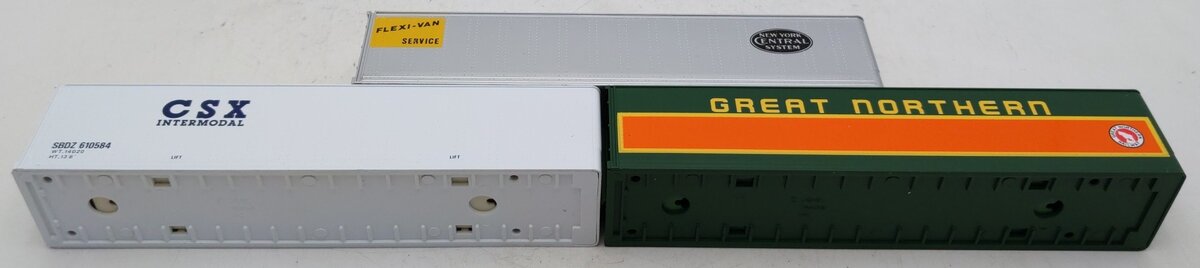 Lionel 6-12826 O CSX/Great Northern/New York Central Intermodal 3-Container Pack EX/Box