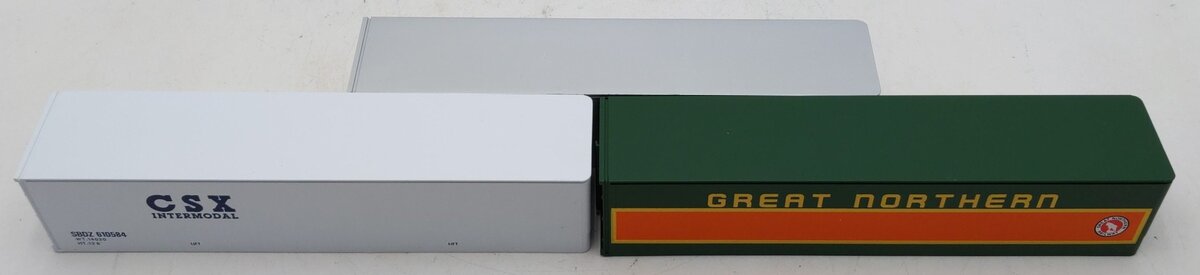 Lionel 6-12826 O CSX/Great Northern/New York Central Intermodal 3-Container Pack EX/Box