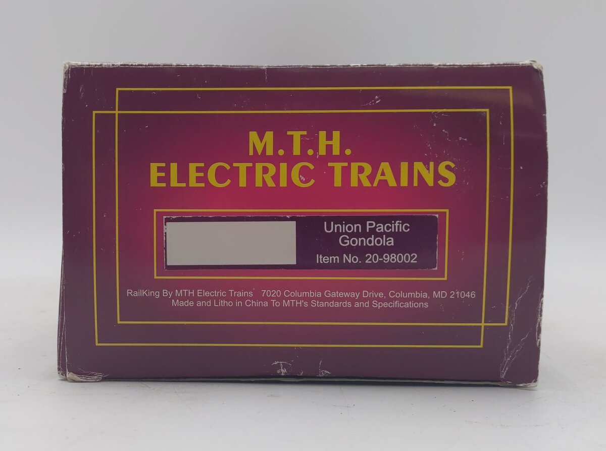 MTH 20-98002 O Gauge Union Pacific Gondola #30294 LN/Box