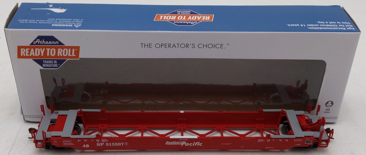 Athearn 5891 HO Southern Pacific RTR Husky Stack Well Car #513307