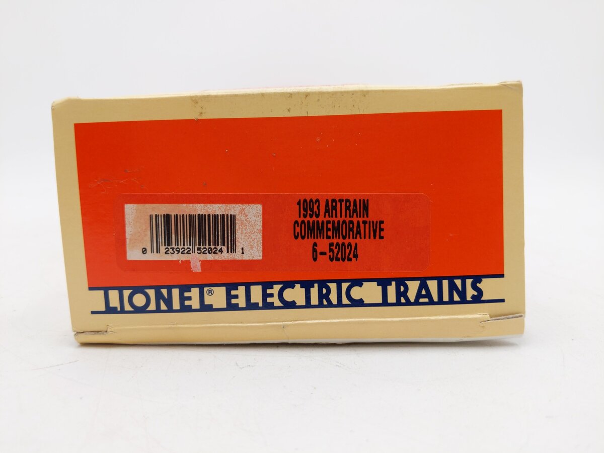Lionel 6-52024 O Gauge Conrail Artrain Commemorative Auto Carrier EX/Box