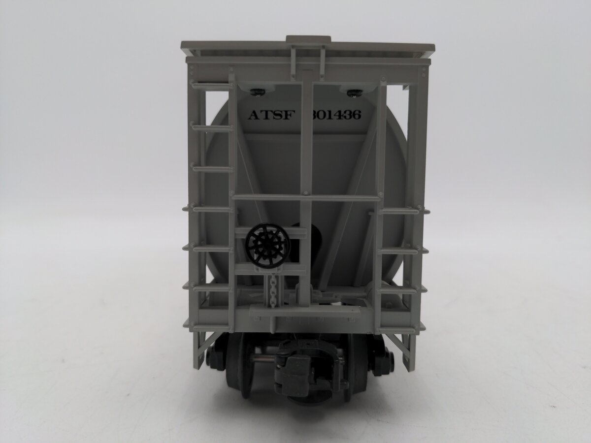MTH 20-97421 O Gauge Santa Fe 4-Bay Cylindrical Hopper Car #301436 EX