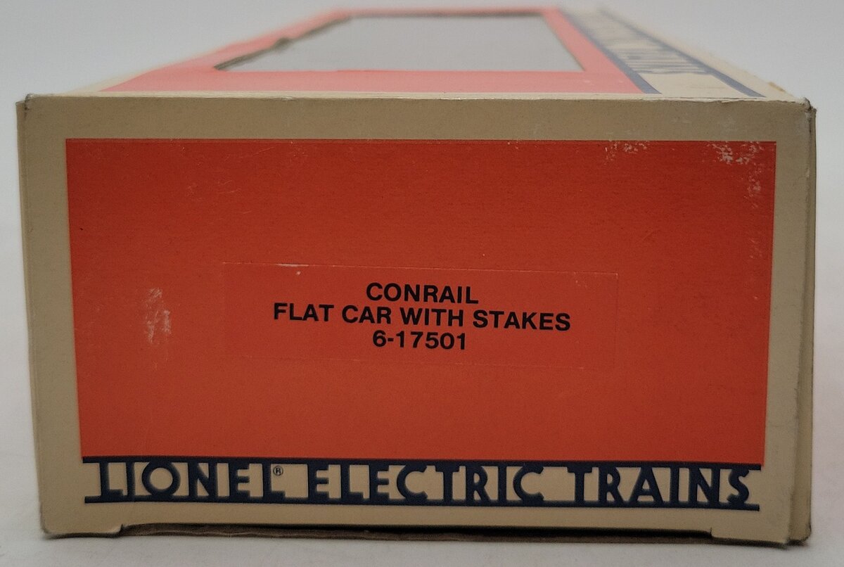 Lionel 6-17501 Conrail Flatcar with Stakes LN/Box
