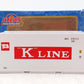 Atlas 3002233-3 O K-Line 2 Rail 20' Refrigerated Container LN/Box