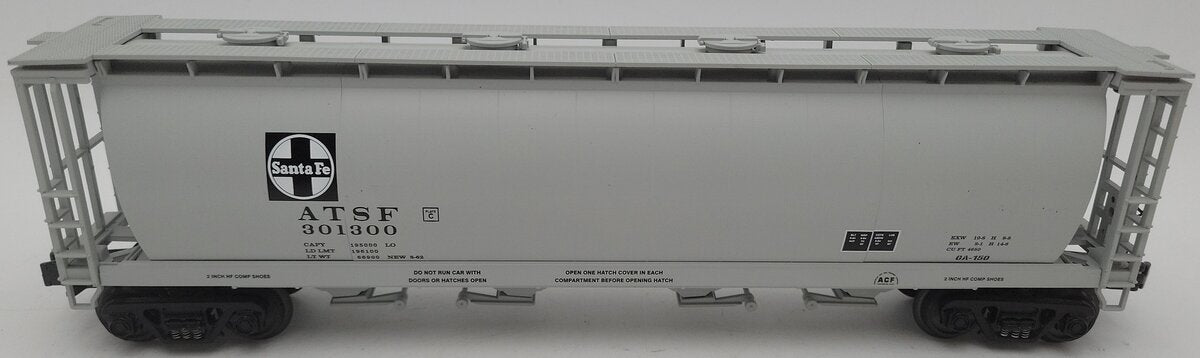 MTH 30-7557 O Modern Santa Fe 4-Bay Hopper Car #301300 EX/Box