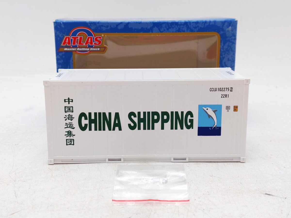 Atlas 3002231-3 O China Shipping 2 Rail 20' Refrigerated Container NIB