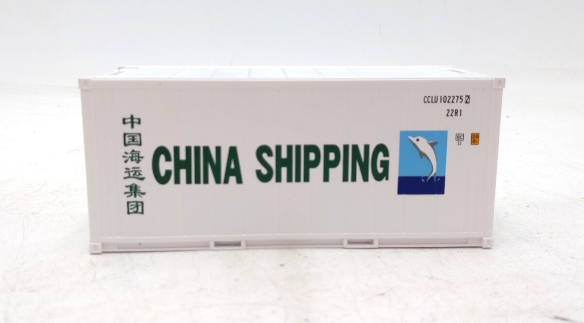 Atlas 3002231-3 O China Shipping 2 Rail 20' Refrigerated Container NIB
