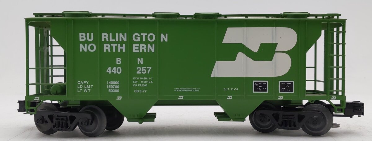 Weaver O Gauge Burlington Northern PS-2 Covered Hopper #440257 VG/Box