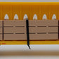 Lionel 6-16380 O Gauge Union Pacific Center I-Beam Flatcar with Wood Load EX/Box