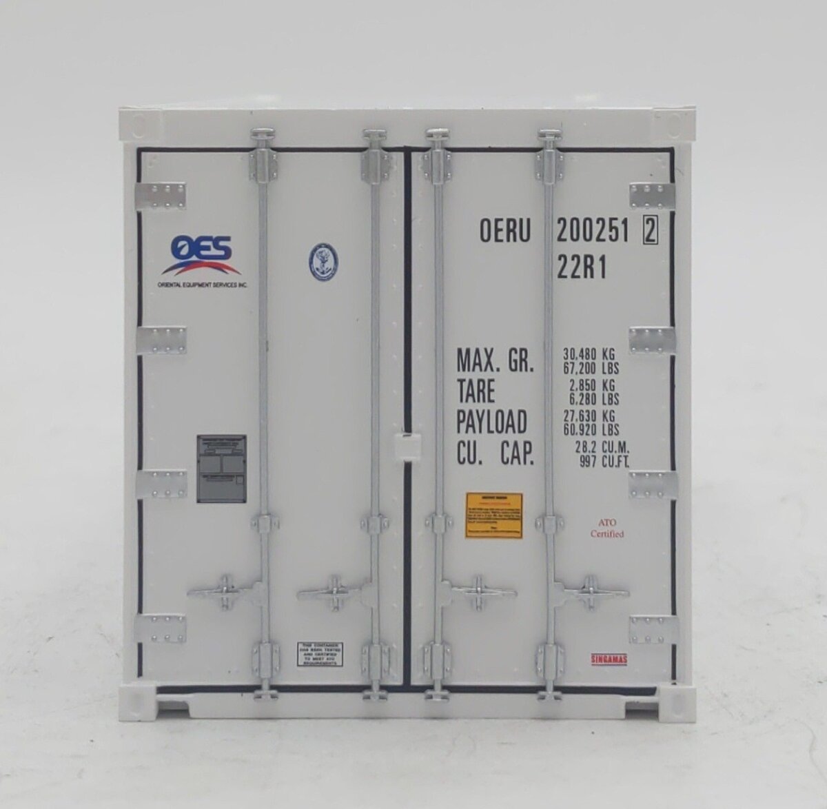 Atlas 3002232-2 O COSCO 20' Refrigerated Container #2002512 NIB