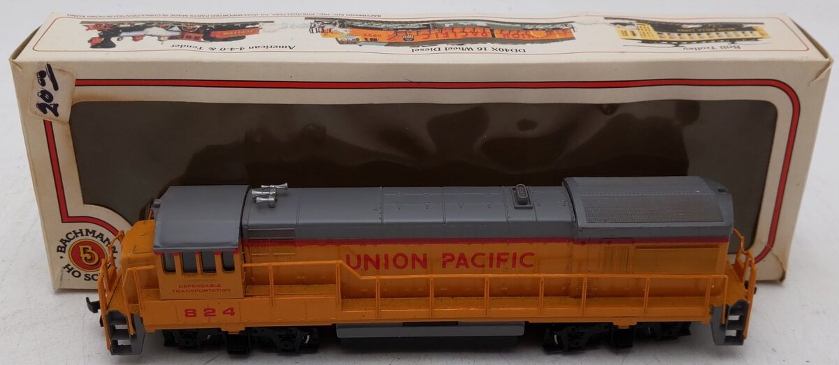 Bachmann 0625 HO Union Pacific GE U36B Diesel Locomotive #824 VG/Box
