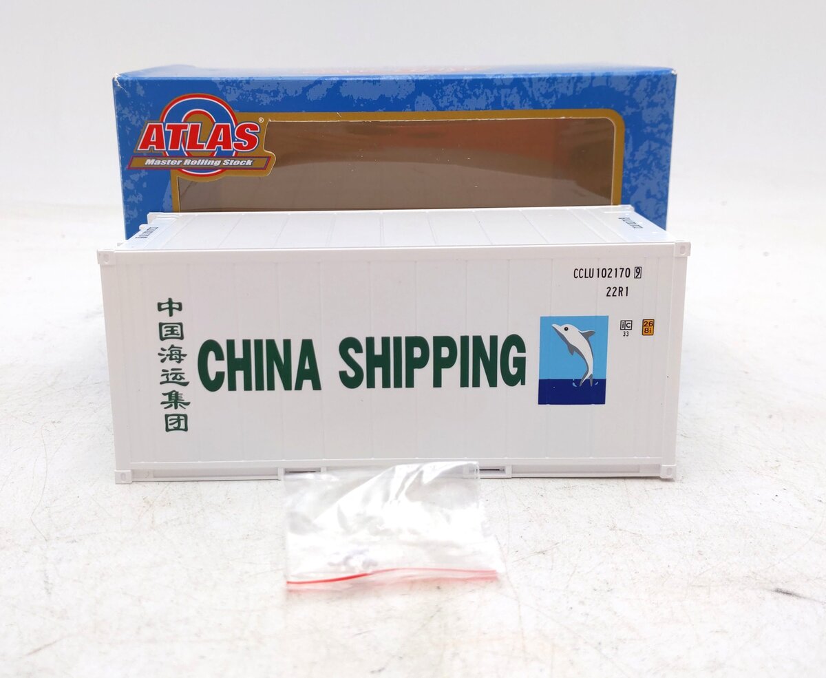 Atlas 3002231-1 O China Shipping 2 Rail 20' Refrigerated Container NIB