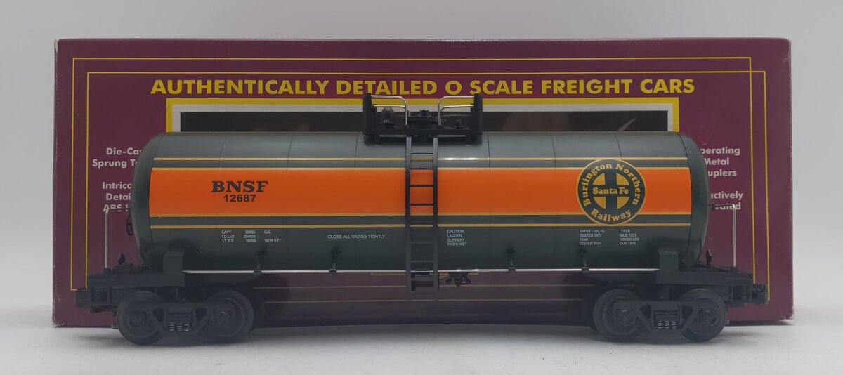 MTH 20-92010 O BNSF Tank Car #12687 LN/Box