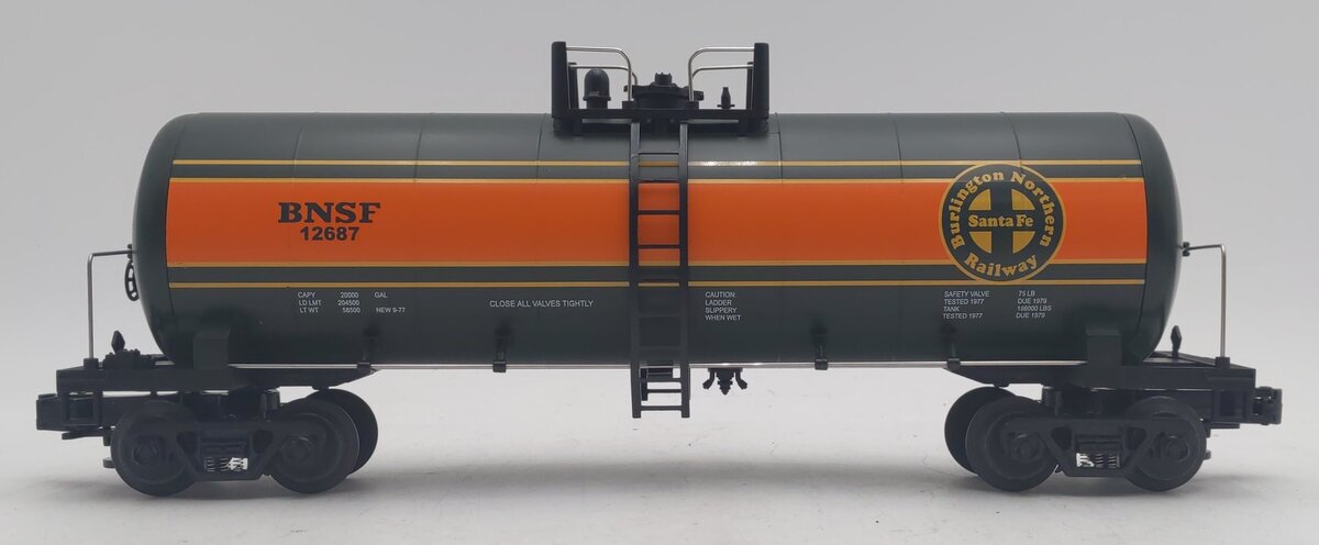 MTH 20-92010 O BNSF Tank Car #12687 LN/Box