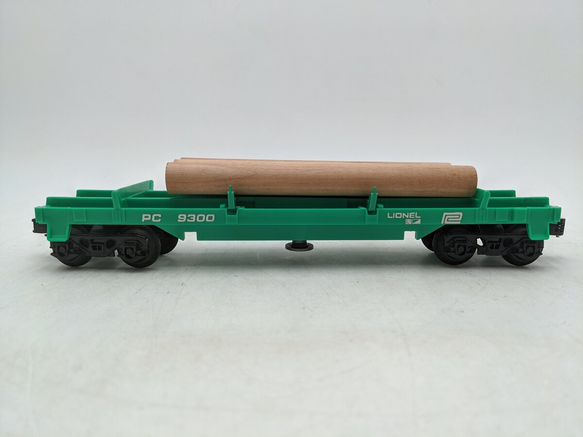 Lionel 6-9300 O Gauge Penn Central Operating Log Dump w/3 Logs VG/Box
