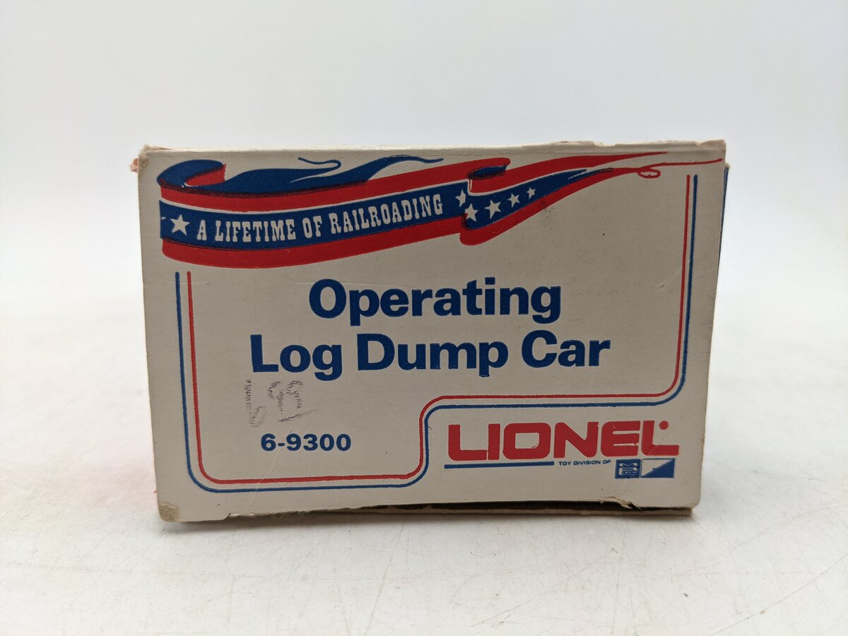 Lionel 6-9300 O Gauge Penn Central Operating Log Dump w/3 Logs VG/Box