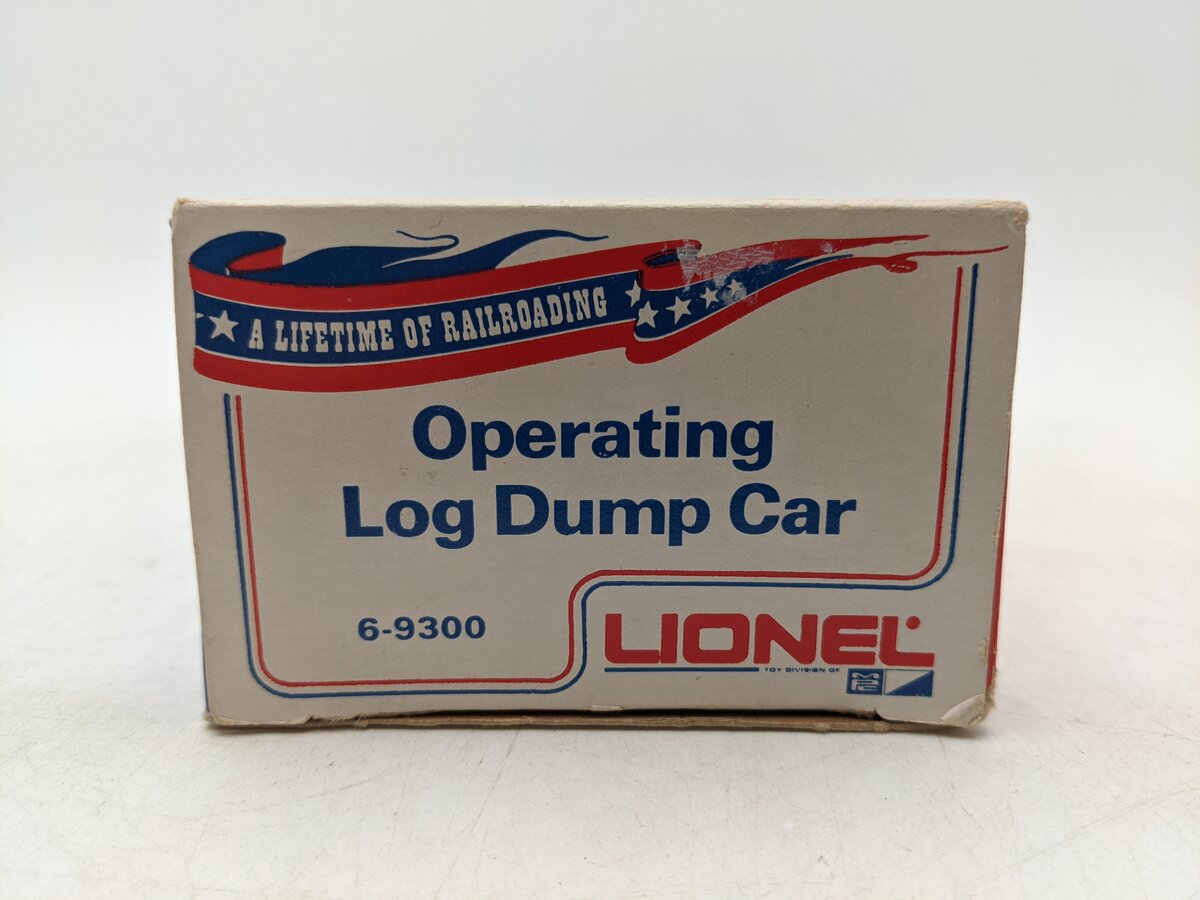 Lionel 6-9300 O Gauge Penn Central Operating Log Dump w/3 Logs VG/Box