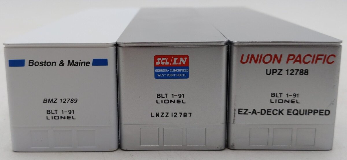 Lionel 6-12784 O Gauge Intermodal Containers 3-Pack EX/Box