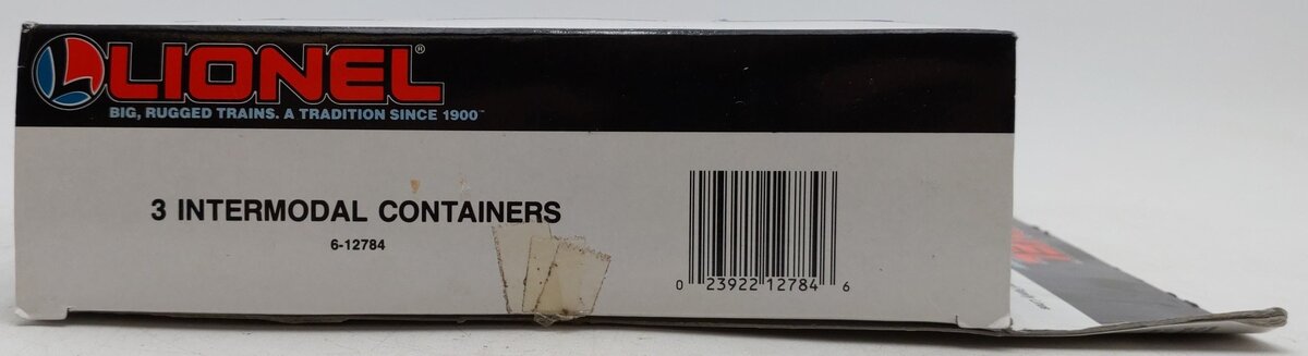 Lionel 6-12784 O Gauge Intermodal Containers 3-Pack EX/Box