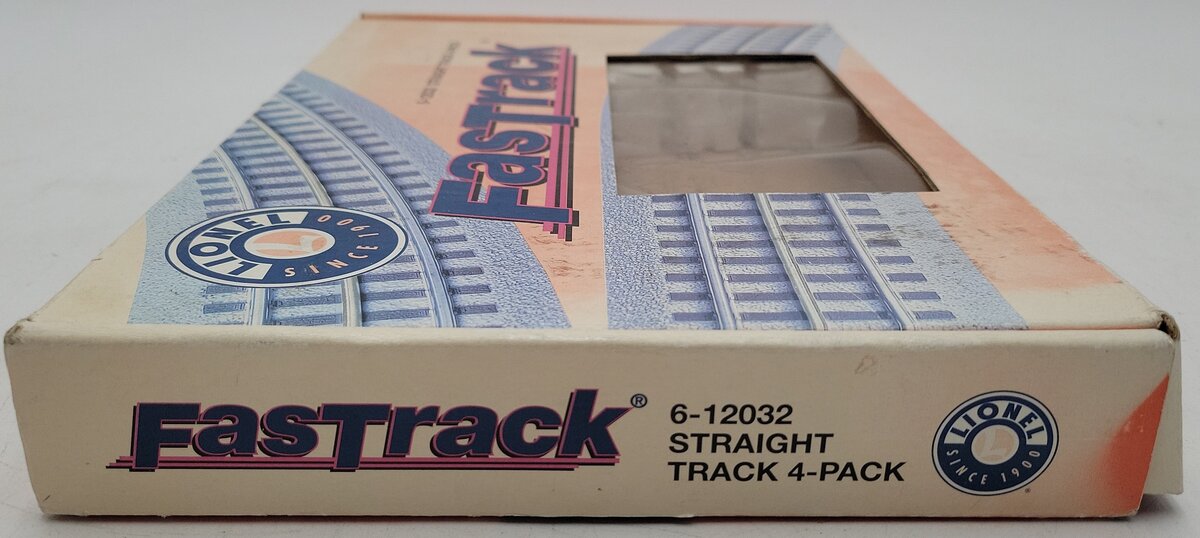 Lionel 6-12032 O Scale Straight FasTrack (Pack of 4) LN/Box