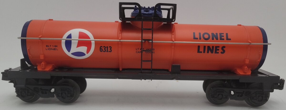 Lionel 6-6313 O Gauge Lionel Lines Single Dome Tank Car EX/Box