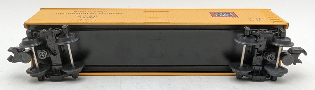 MTH 30-7806 O Gauge Burlington Semi-Scale Refrigerator Car #75285 NIB