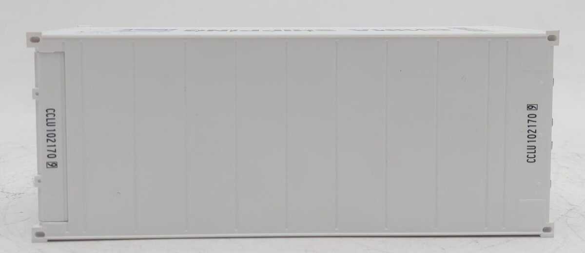 Atlas 3002231-1 O Gauge CCLU China Shipping 20' Refrigerated Container #1021709 EX/Box